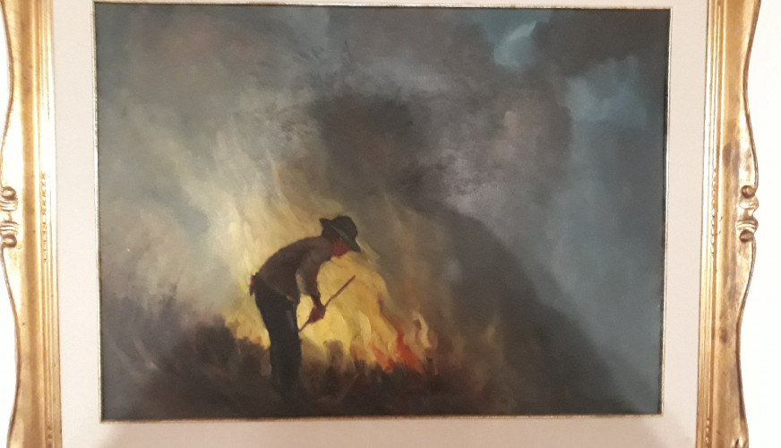 Anchise Picchi L’incendio degli sterpi, 1959